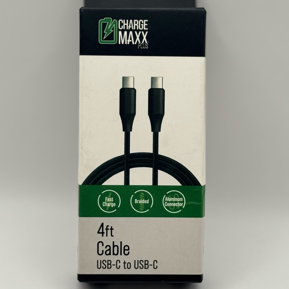 Black USB-C to USB-C Cable